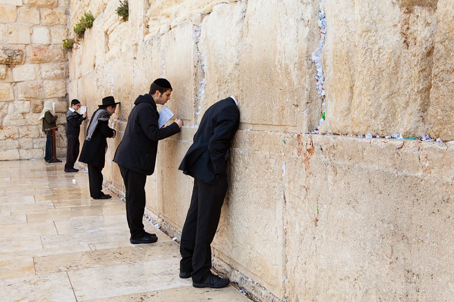 praying, western wall,  jerusalem, pini hamou