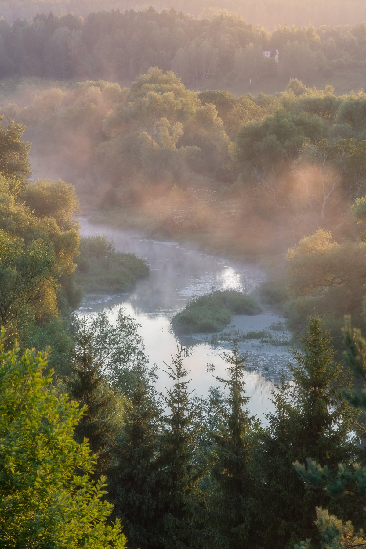 Михнево река Лопасня