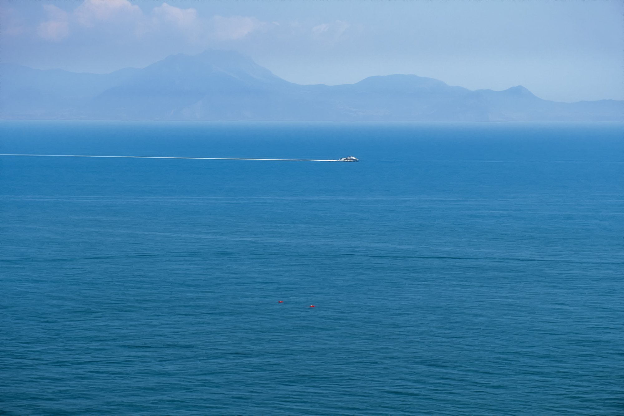 неаполитанский залив, остров капри,пейзаж, море, Евгений Шестаев