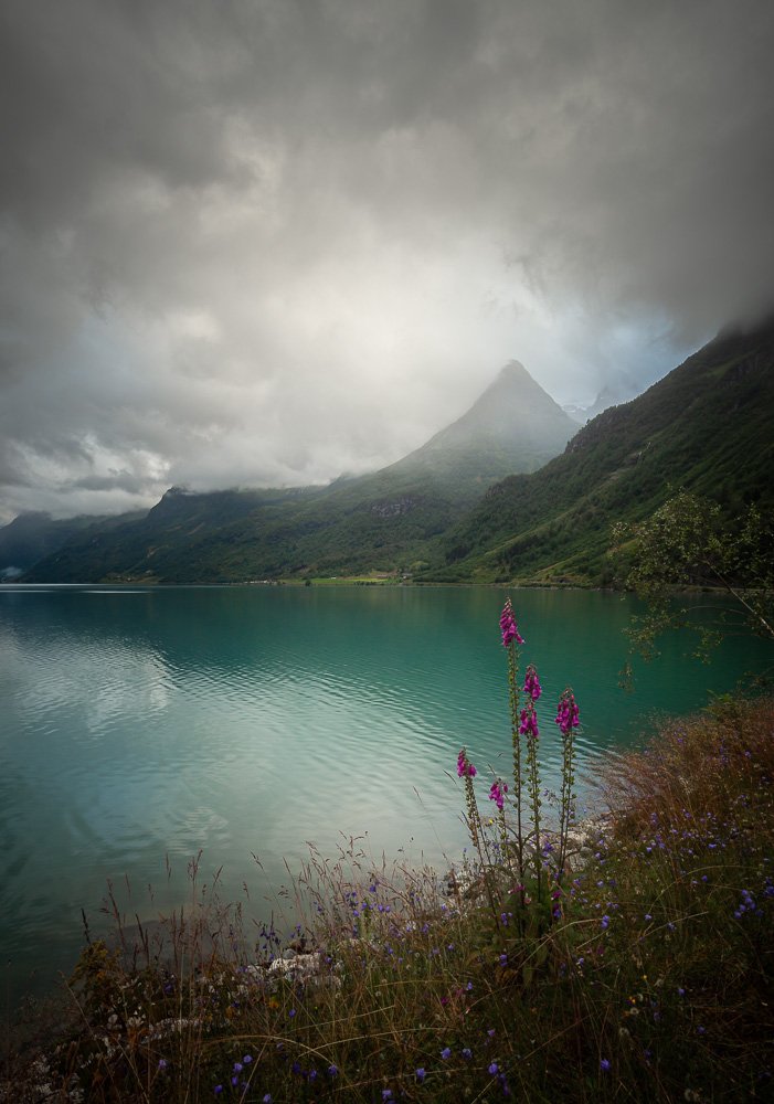 norway,norwegian,lake,clouds,cloudy,oldevatnet,glacial,summer,summertime,, Adrian Szatewicz