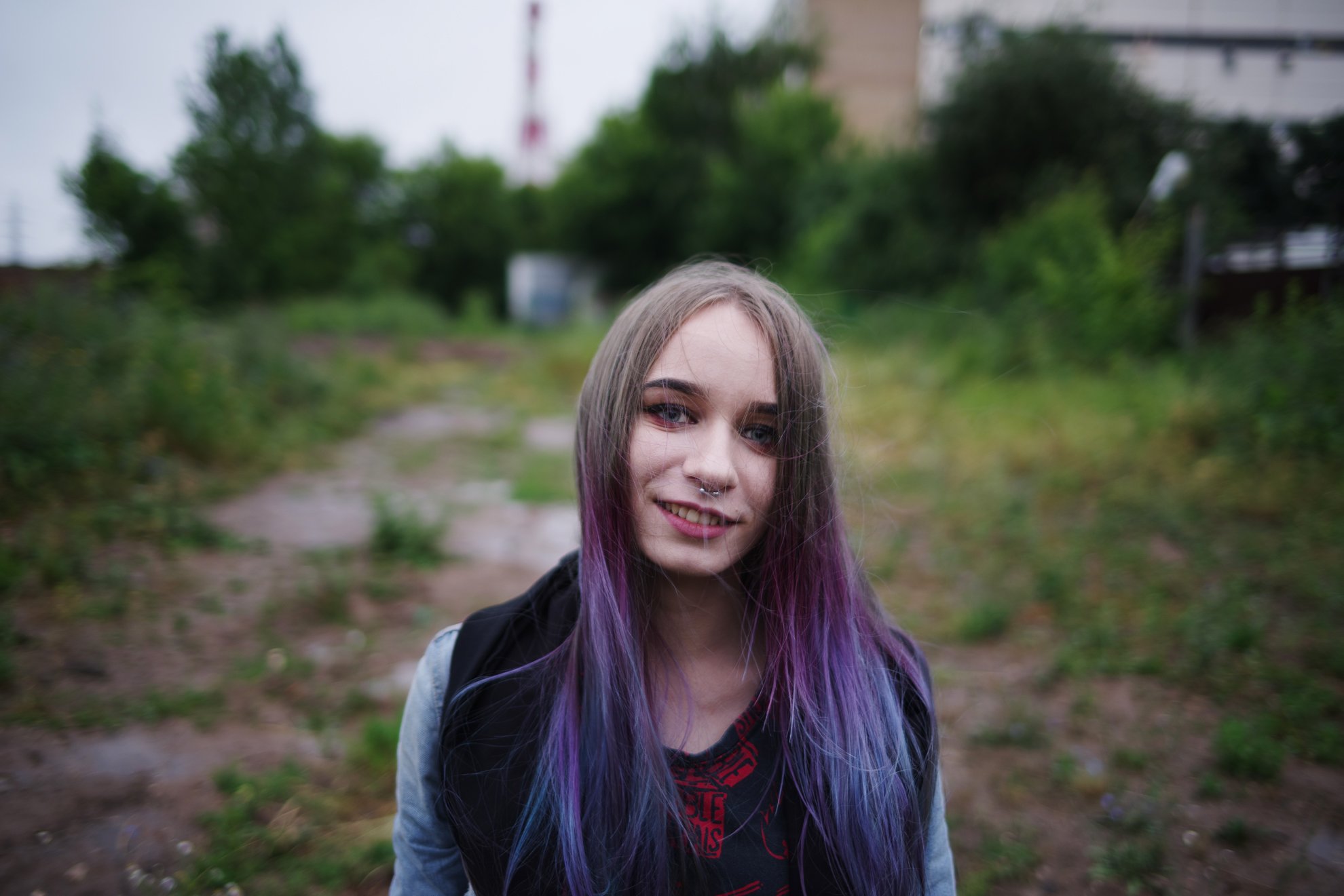 травы, цветные волосы, Алексей Егоров