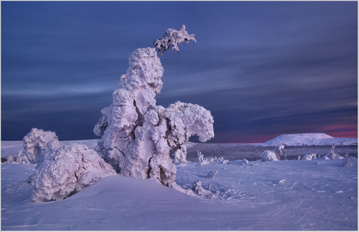 пейзаж, природа, урал, зима, горы, снег, гух, призраки, Сергей Макурин