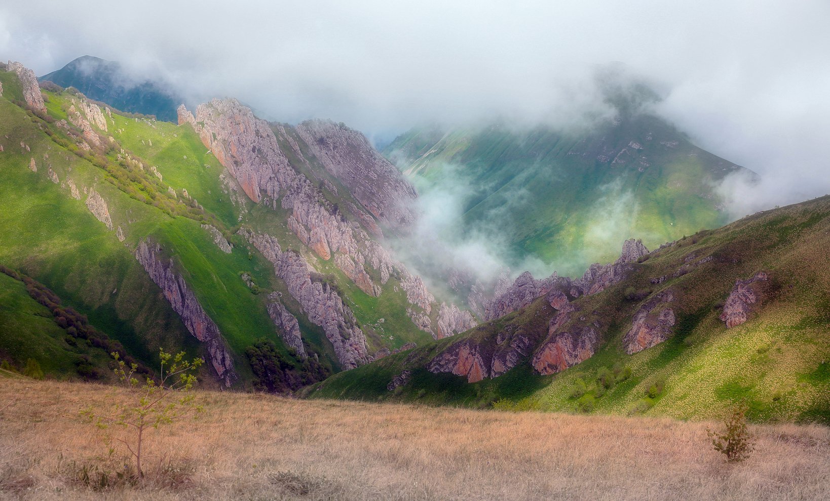 горы,туман,пейзаж,чечня., Marat Magov