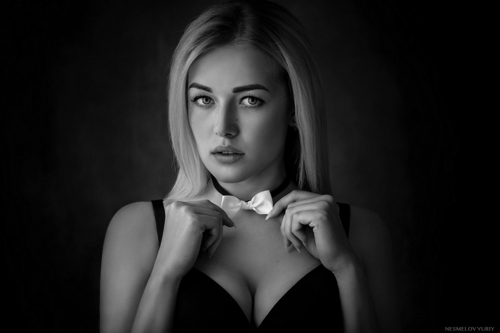 girl, portrait, art, девушка, портрет, черно-белое, blackandwhite, Несмелов Юрий