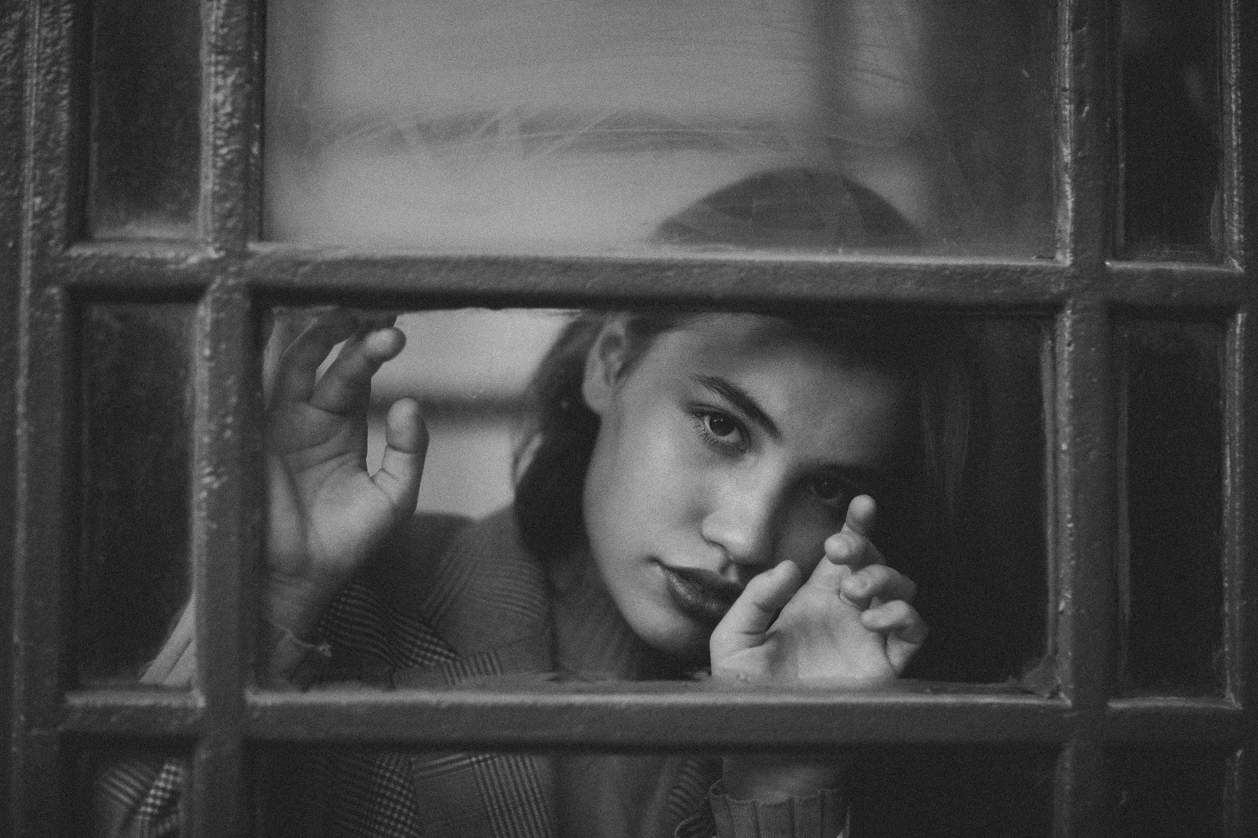 портрет, девушка, черно-белое фото, Алеся Шапран