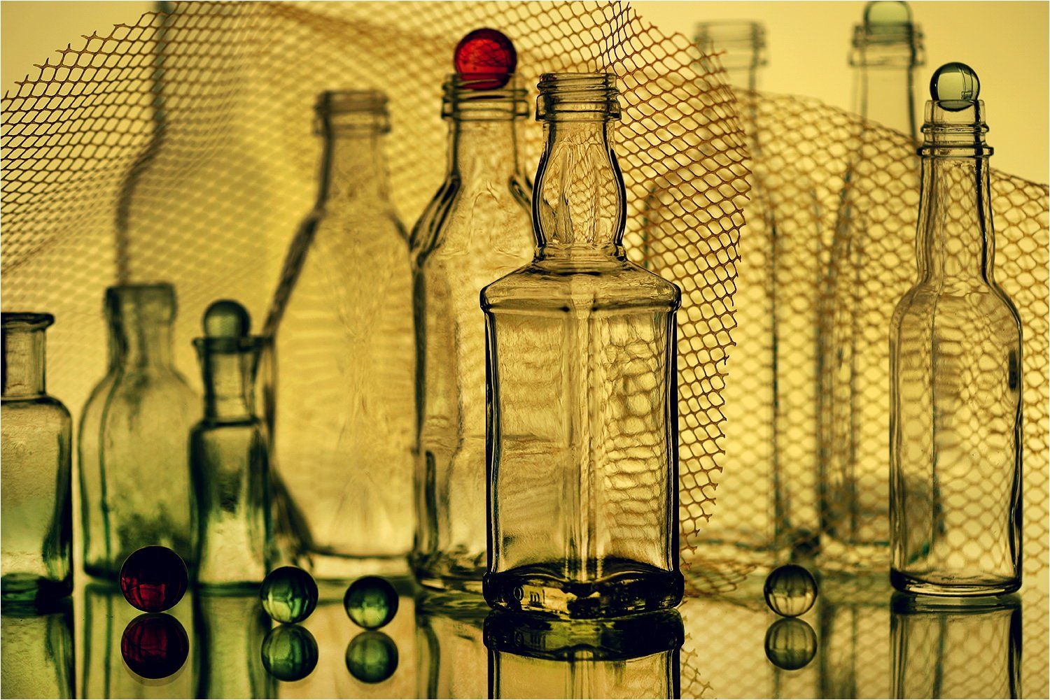 стекло, бутылки, натюрморт,, Victor Pechenev