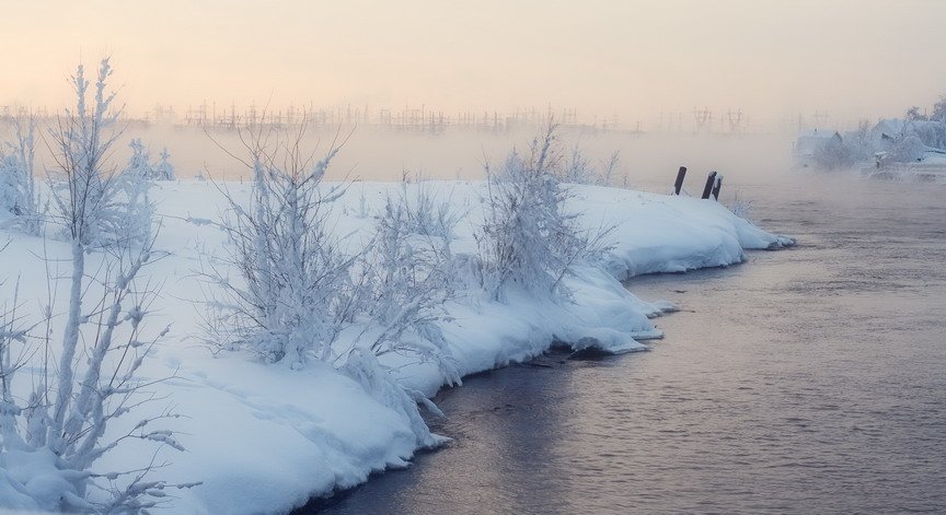 пейзаж в красках зимы, igor lasarev