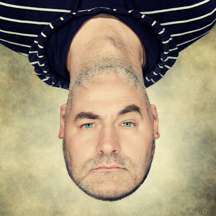 Face, Head, janoo, portrait, Reverse, Self, Selfie, Upside-down, Janusz Cedrowicz