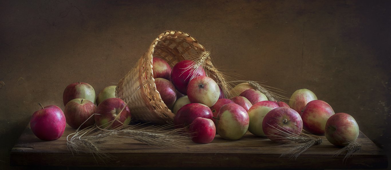 натюрморт,яблоки,яблочный спас, Елена Рубинская