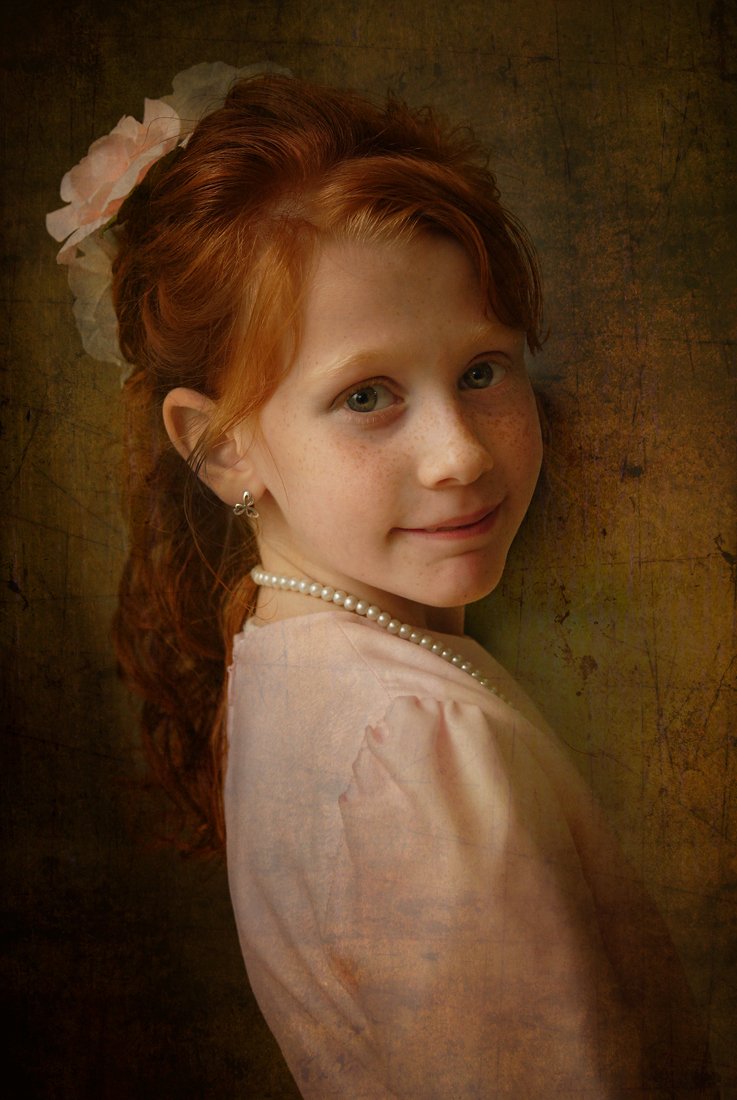portret, портрет, женщина, девочка, модель, рыжая, ребенок, yakov stavchansky