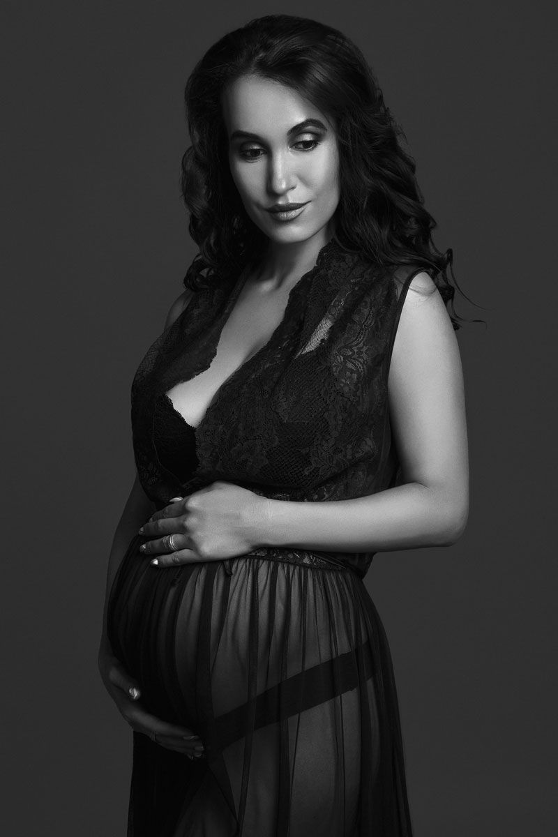 чб, черно-белое фото, портрет, беременность, будущая мама, maternity, bw, black and white, Андрей Репин