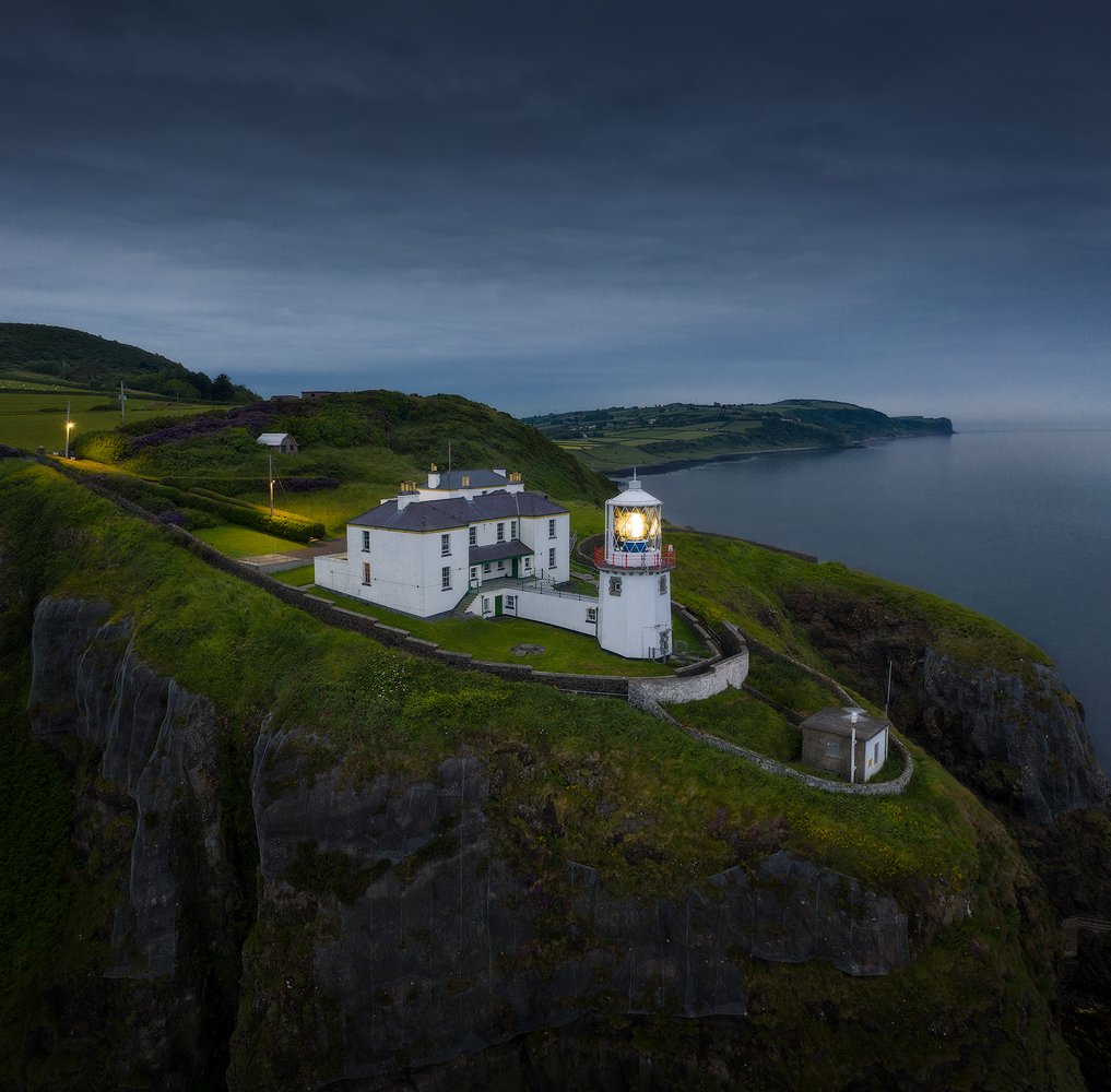 northern ireland, lighthouse, ирландия, маяк, Alex Yurko