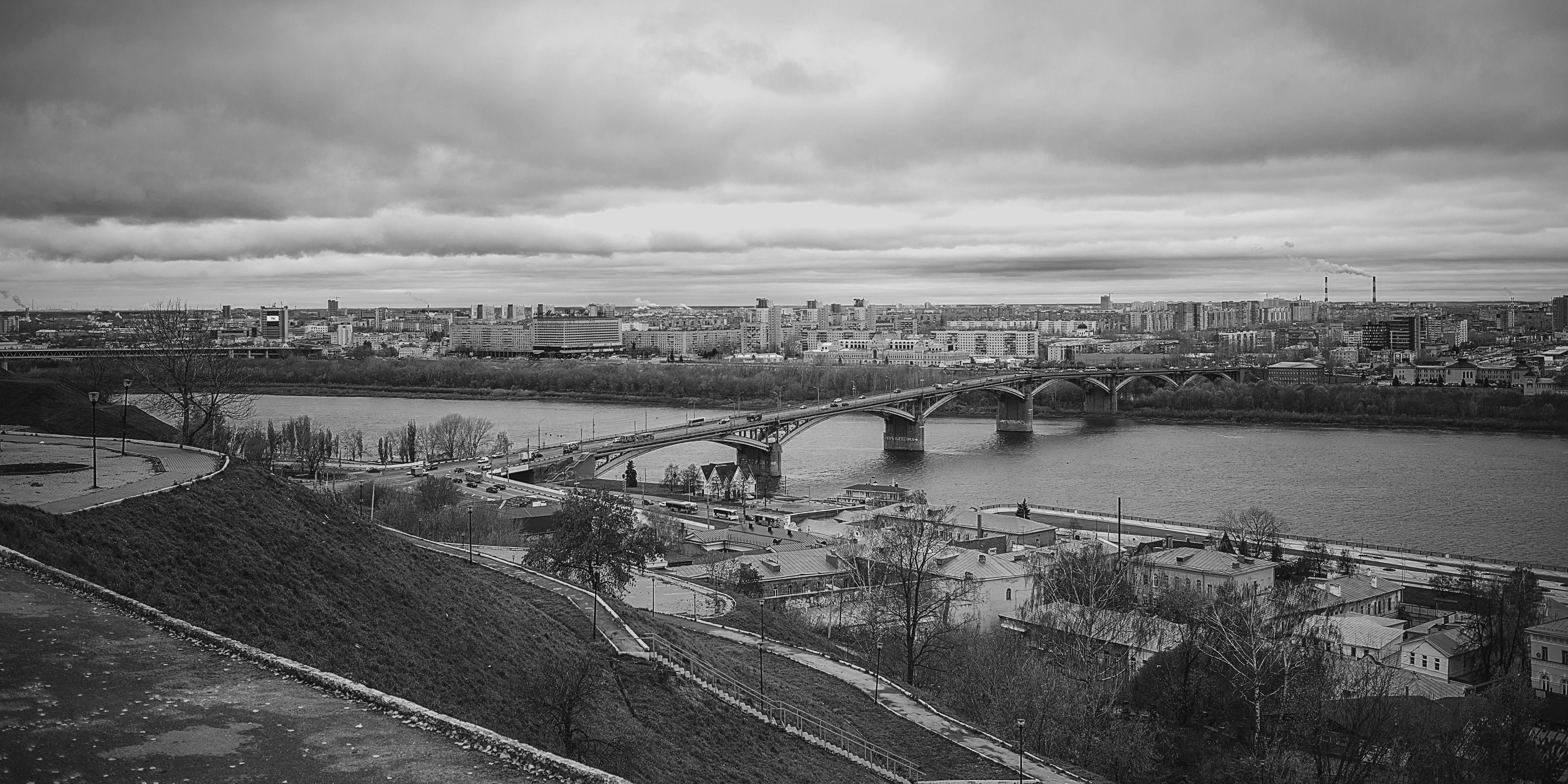 Канавинский мост фото Вид на Канавинский мост, Нижний Новгород. Фотограф Васильев Владимир