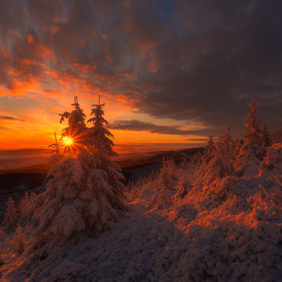 landscape,canon,sunrise,winter,mountains, Iza i Darek Mitręga