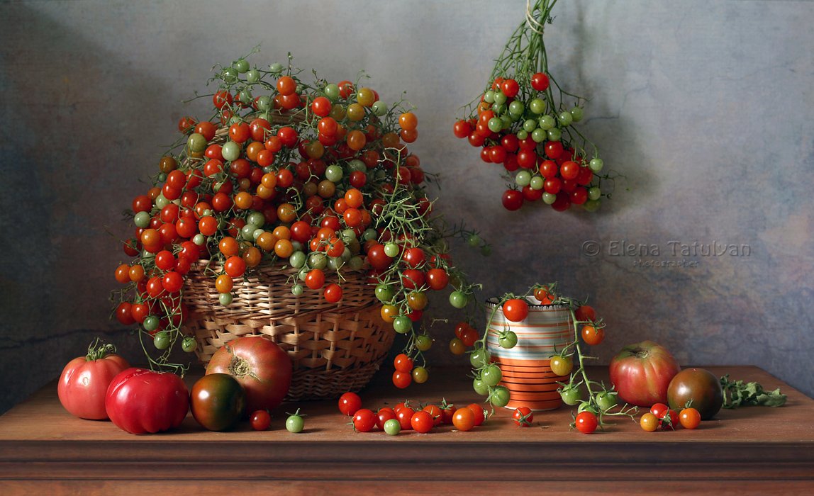 помидоры-черри, помидоры, томаты, овощи, Елена Татульян