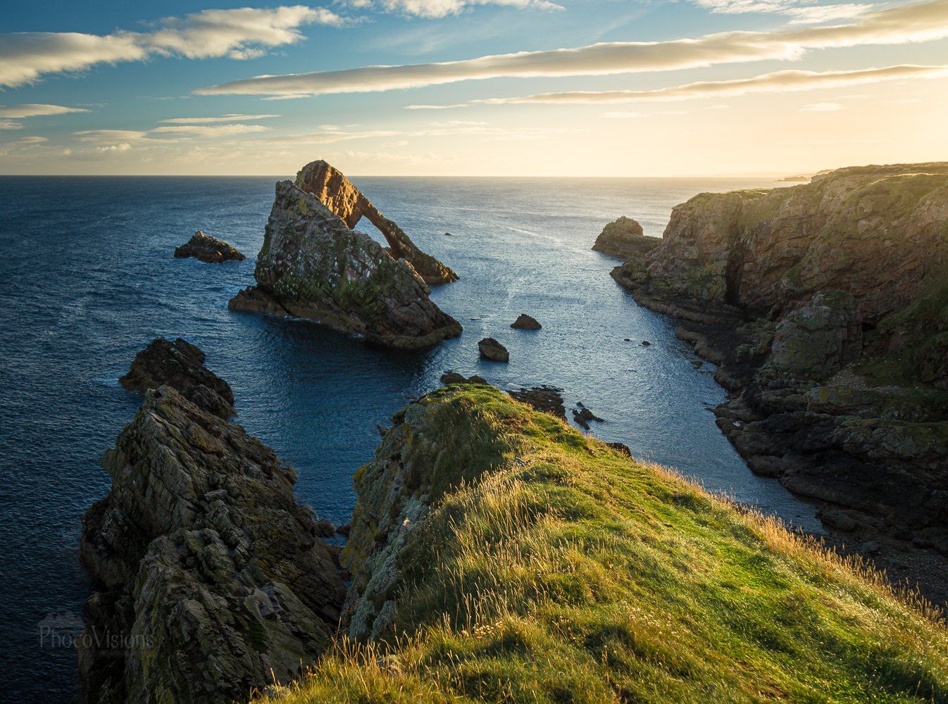 scotland,scottish,highlands,bow fiddle rock,sunrise,landscape,seascape, Adrian Szatewicz