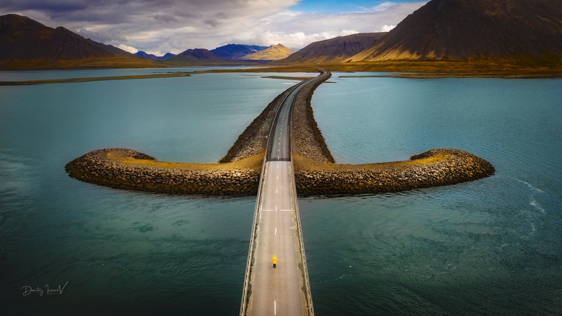 iceland, landscape, road, color, dusk, aerial, исландия, дороги, пейзаж, Дмитрий Иванов