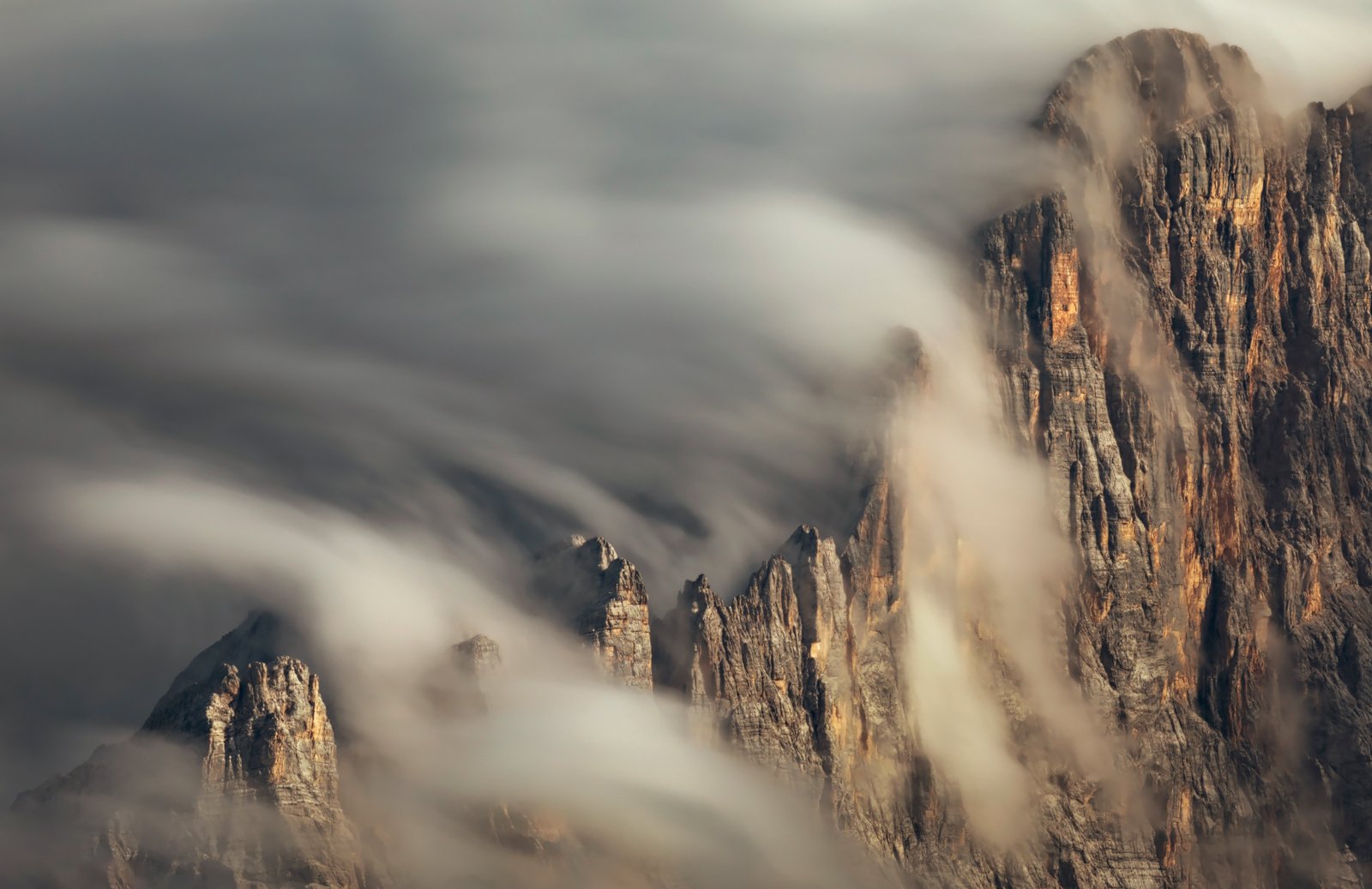 mountains, dolomites, italy, sunset, landscape, nature, travel, summer, peak, clouds, Lazar Ioan Ovidiu