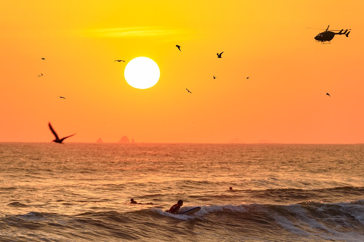 Lima, Pacific ocean, sunset, seagull, Ольга Тарасюк