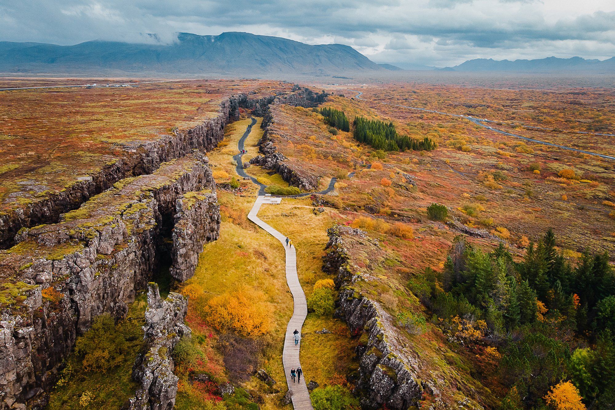 осень, исландия, мавик, каньон, горы, iceland, travel, aerial, mavic, air, Максим Зайцев
