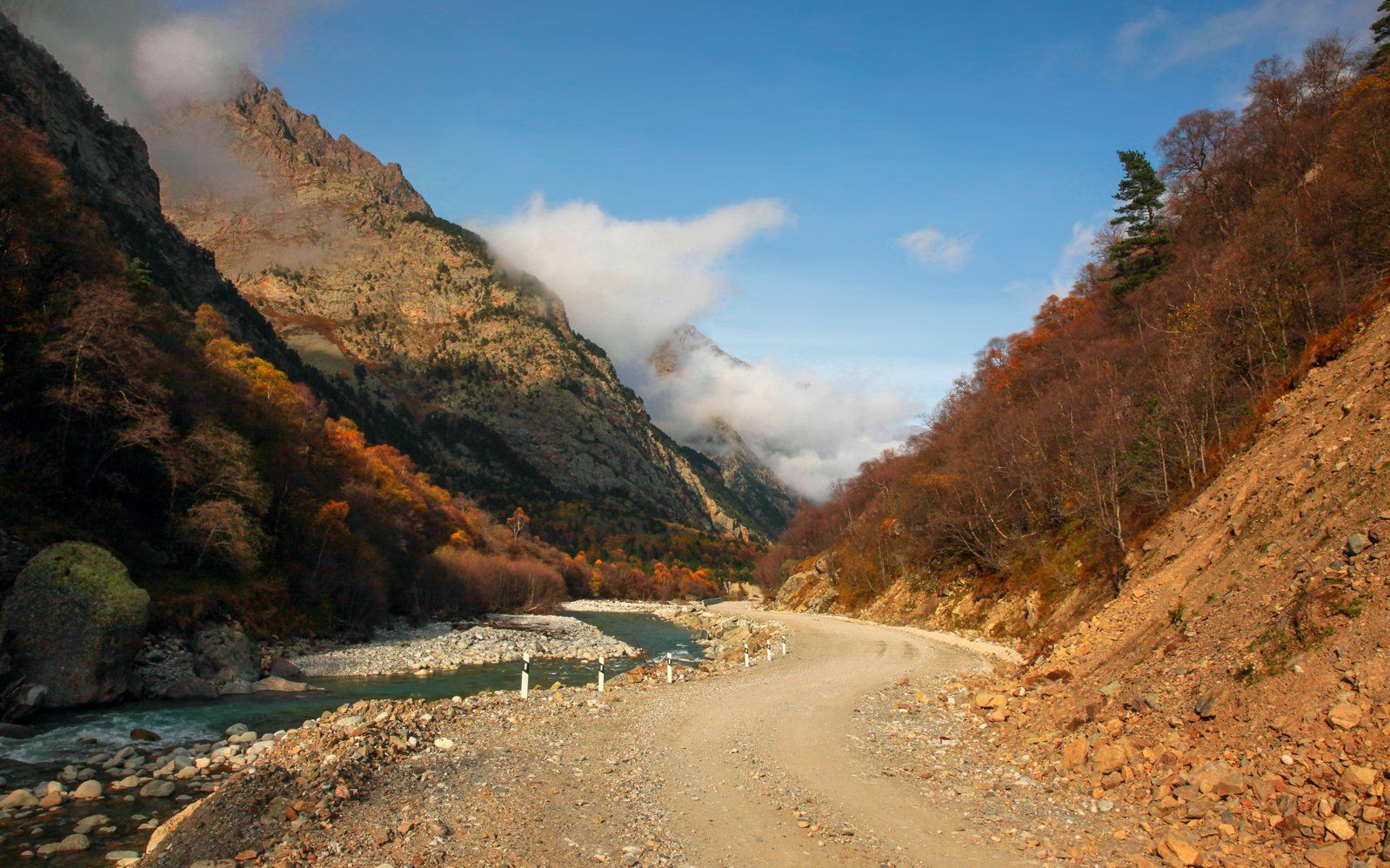 черекское ущелье,река черек,осень,природа,горы,балкария,верхняя балкария,кабардино балкария,, Marat Magov
