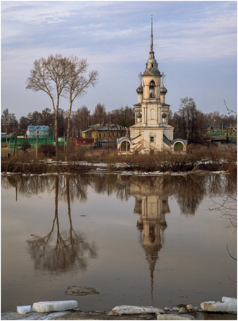 вологда, отражения, церкви, храмы, Sergey Navetny
