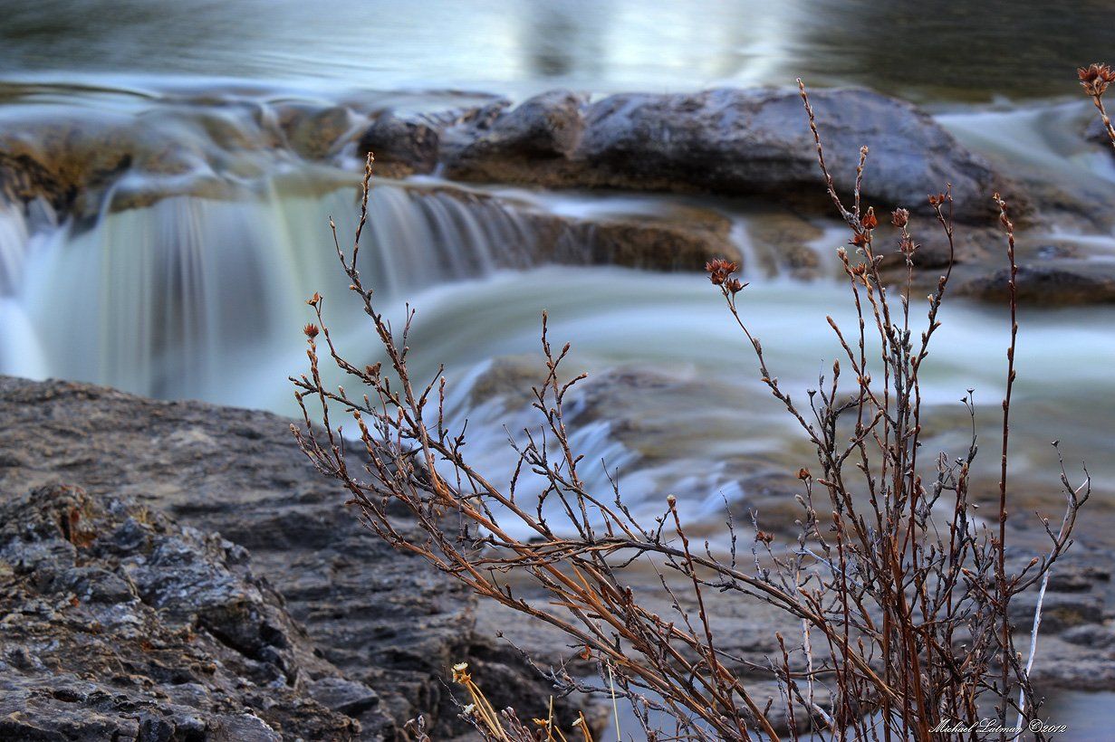 spring,waterfall,sunset,water, Michael Latman