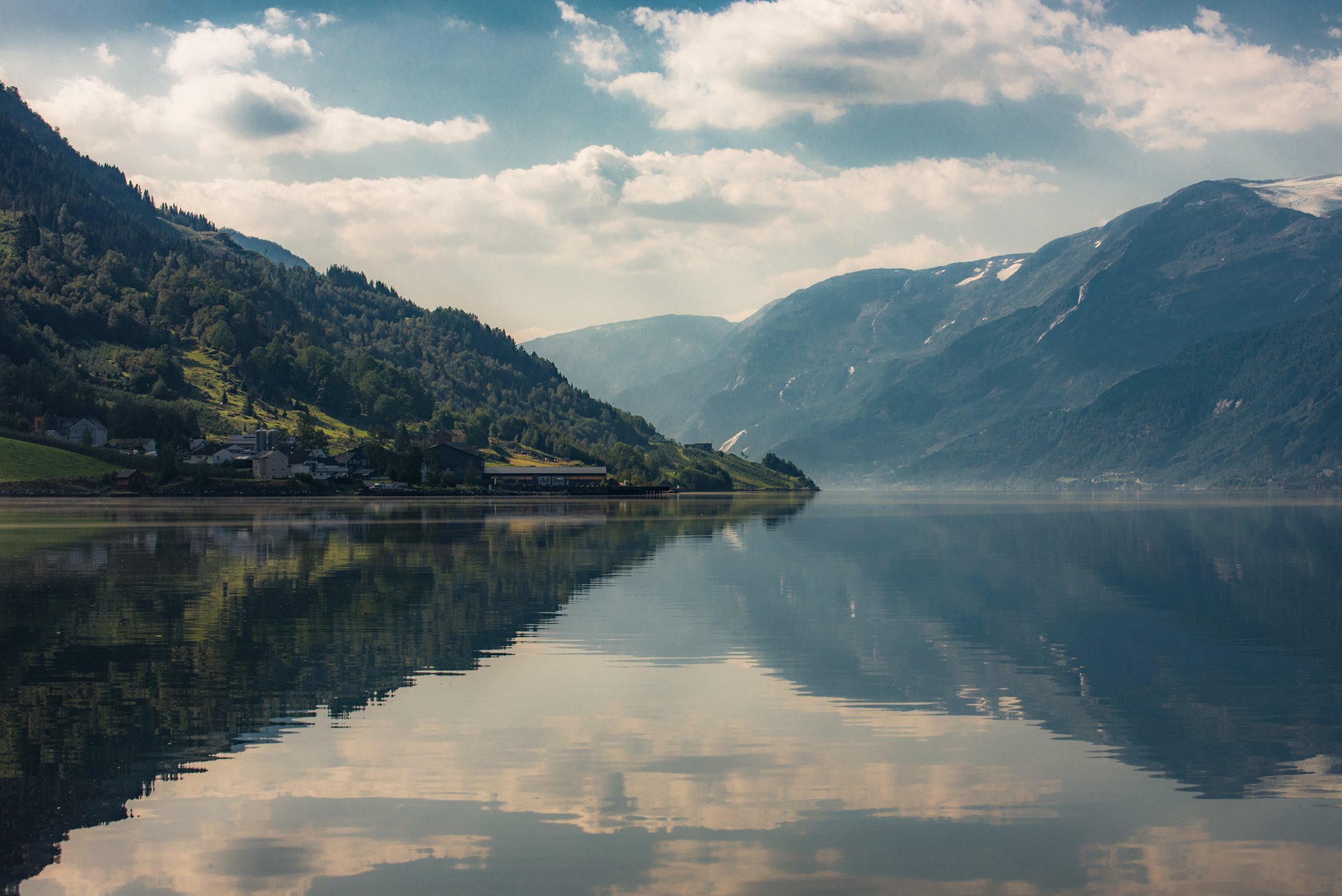 природа, пейзаж, норвегия, фьорды, озеро, отражение, Рустам Афлятунов