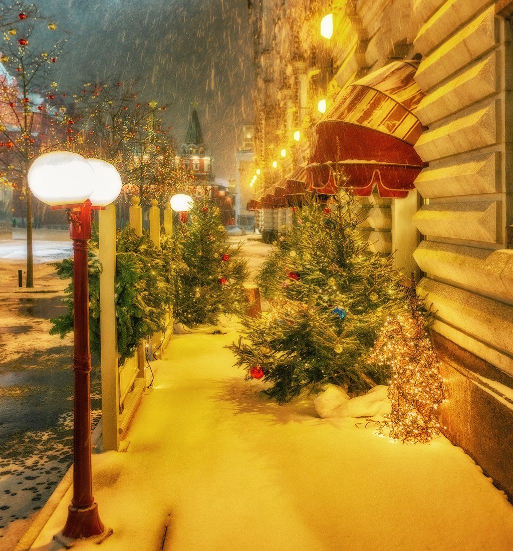 москва, новый год, красная площадь, снег, Владимир Липецких