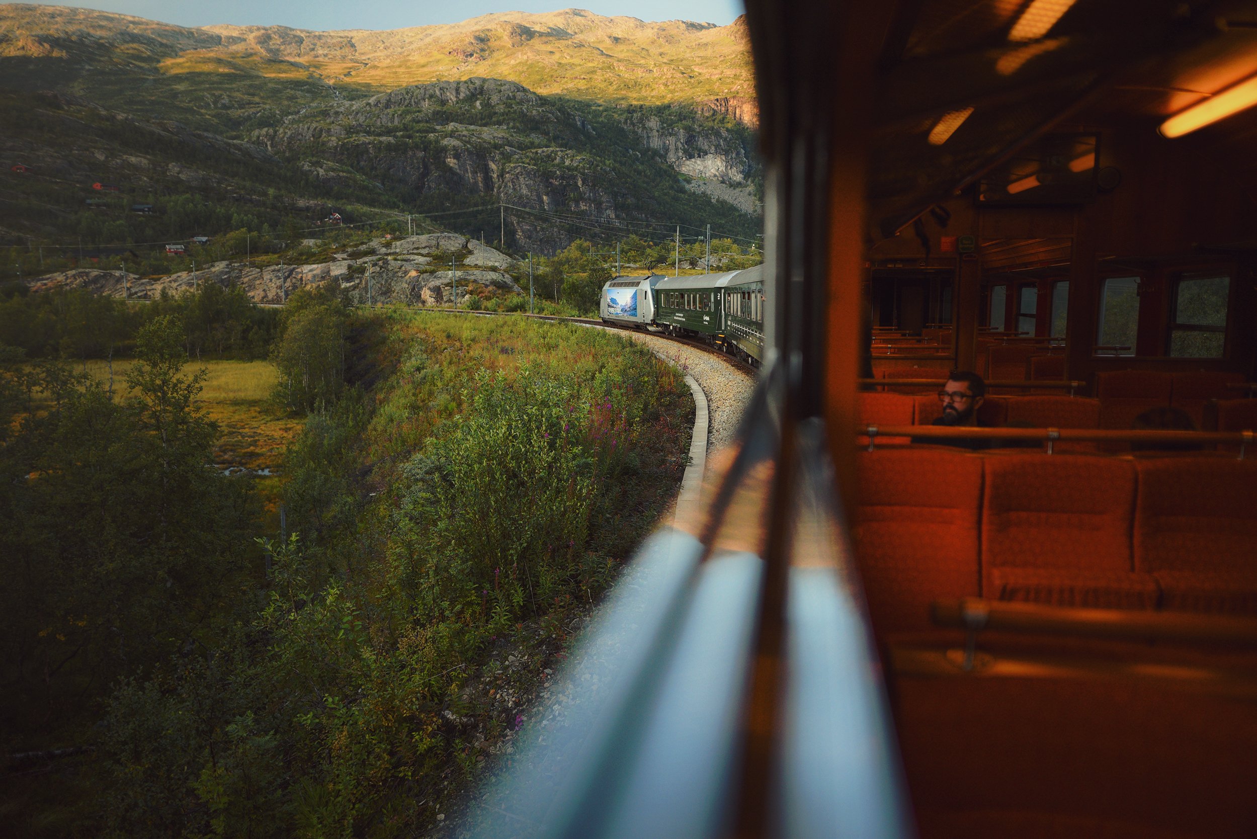 природа, пейзаж, норвегия, путешествия, флом, железная дорога, красота, поезд, Рустам Афлятунов