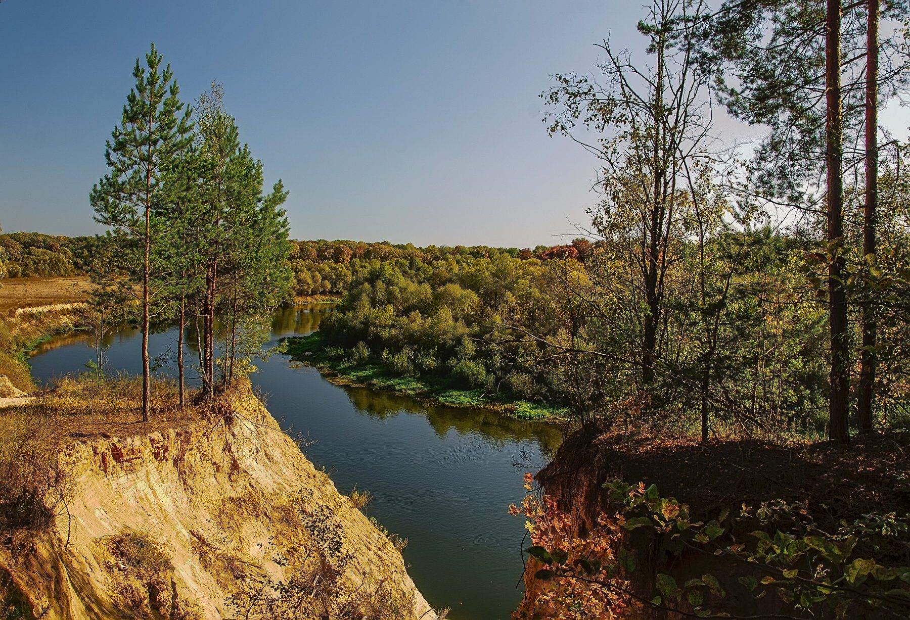 пейзаж, красота, природа, река ,осень, Александр Березуцкий