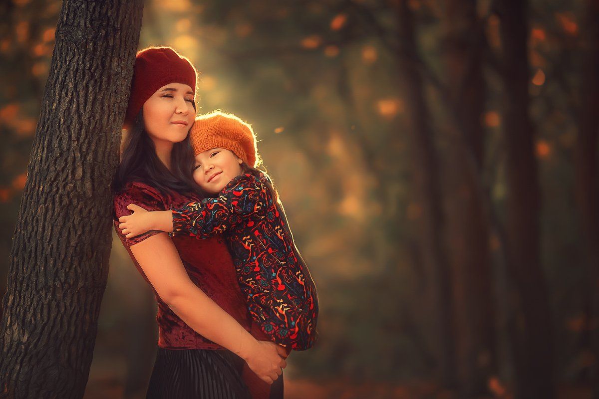 дети семейная фотография осень, Валитова Альмира