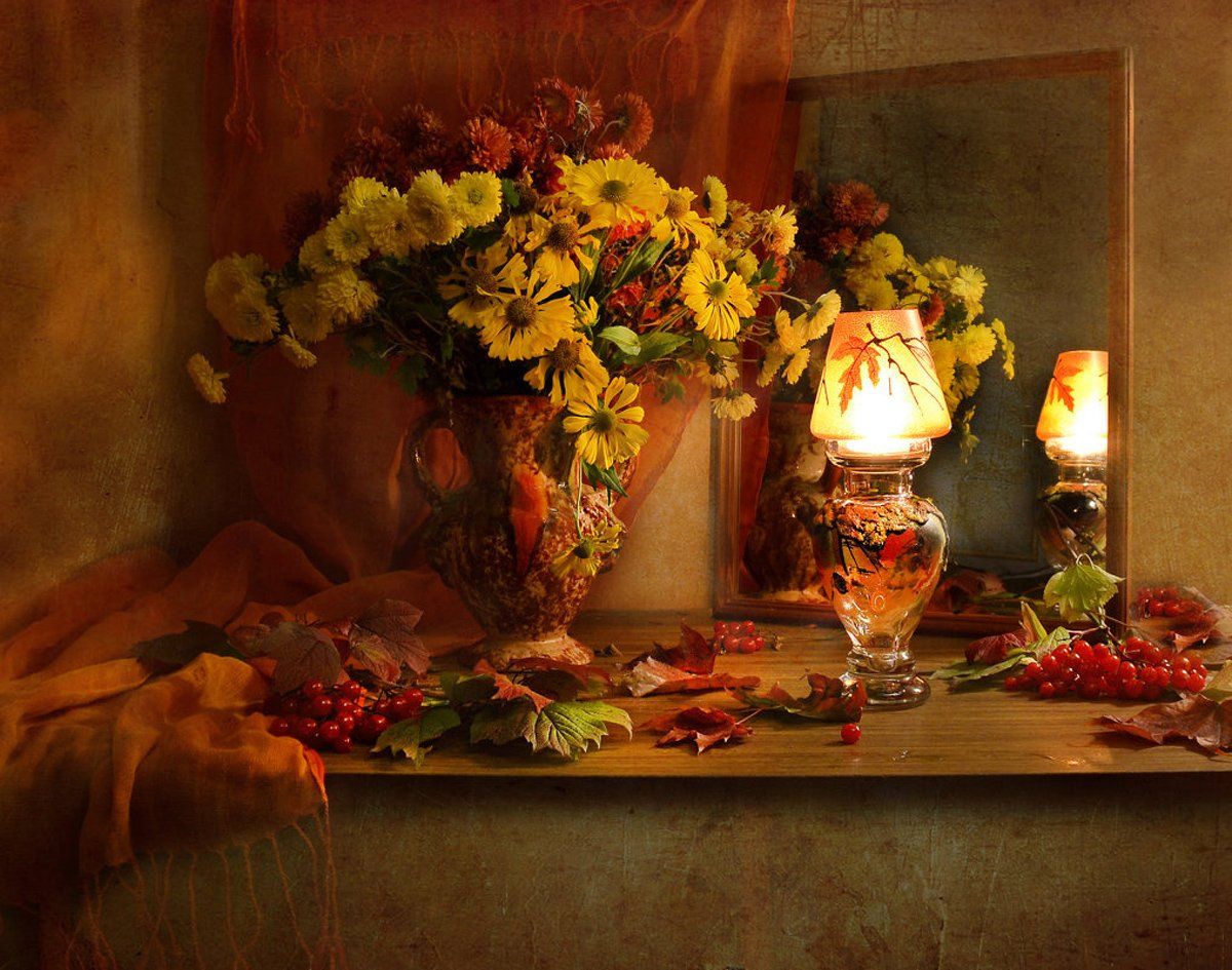 still life, натюрморт,цветы,  хризантемы, фото натюрморт, стихи, сентябрь, осень,кленовые листья, Колова Валентина