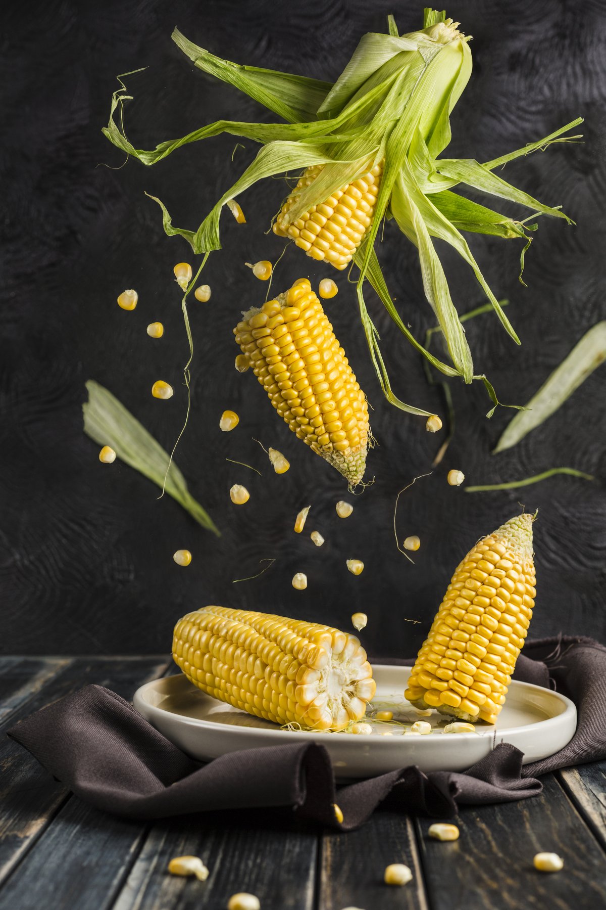 corn, food, еда, кукуруза, овощи, левитация, Алексей Хоруженко