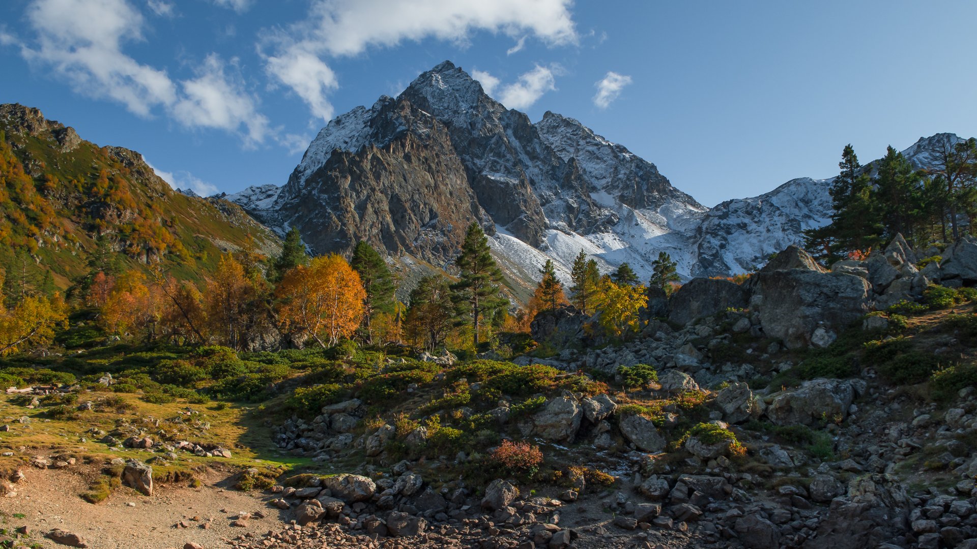 архыз, золотая, осень, горы, Александр