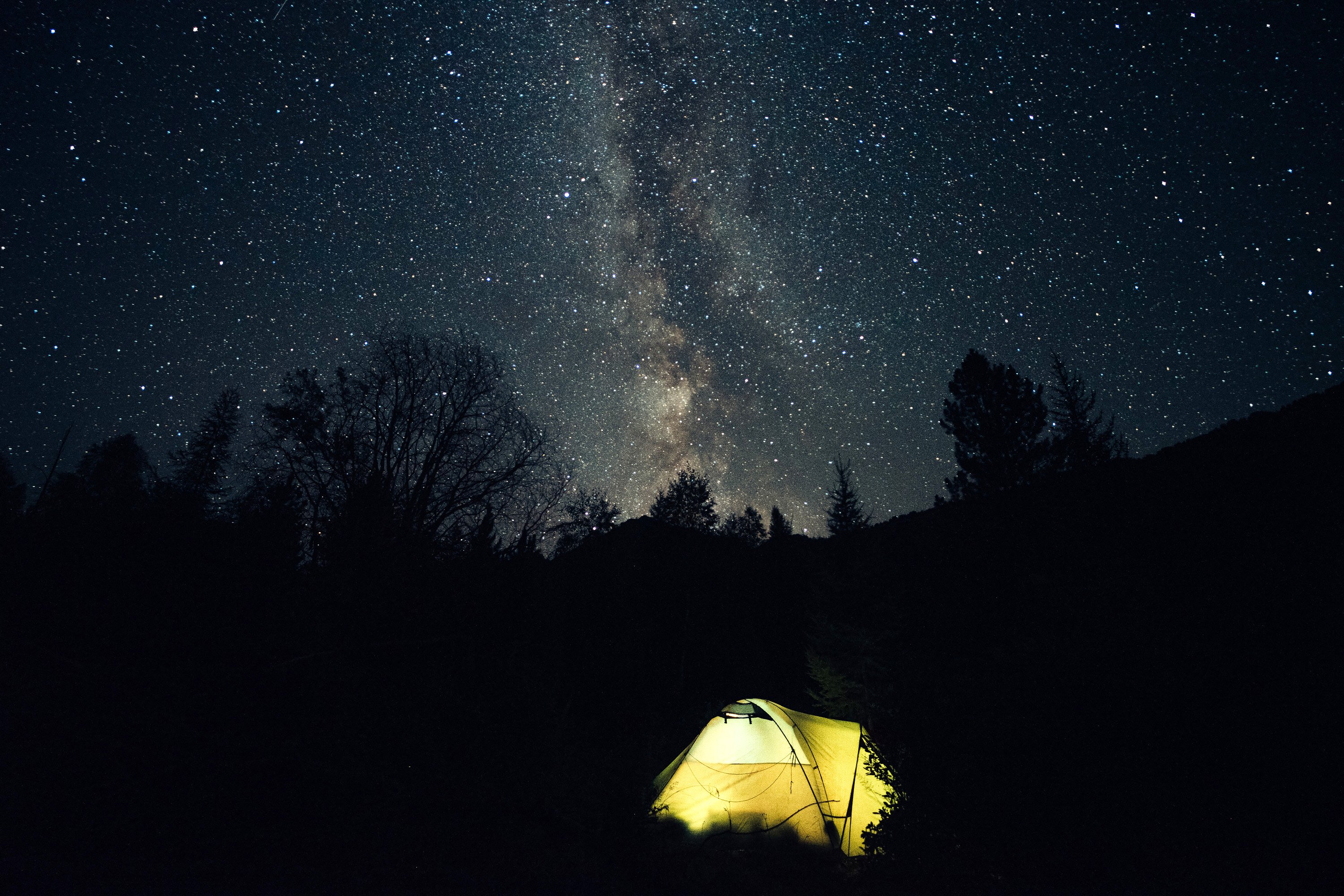 ночь, палатка, млечный путь, звезды, алтай, Александр Решня