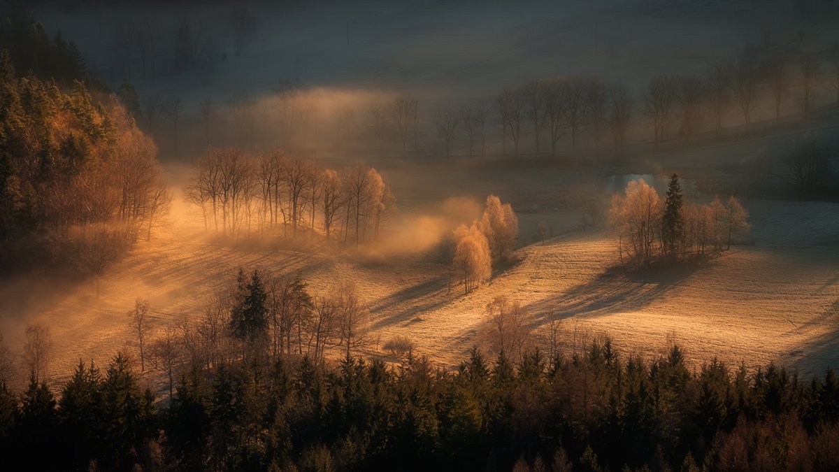landscape,canon,mist,light,autumn,frost, Iza i Darek Mitręga