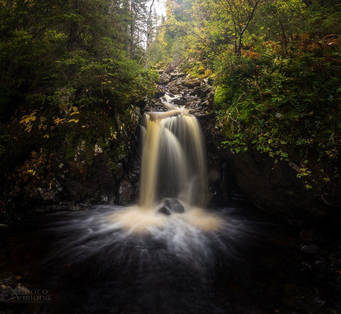water,waterfall,falls,river,creek,norway,norwegian,forest,mountains,outdoor,nature, Adrian Szatewicz
