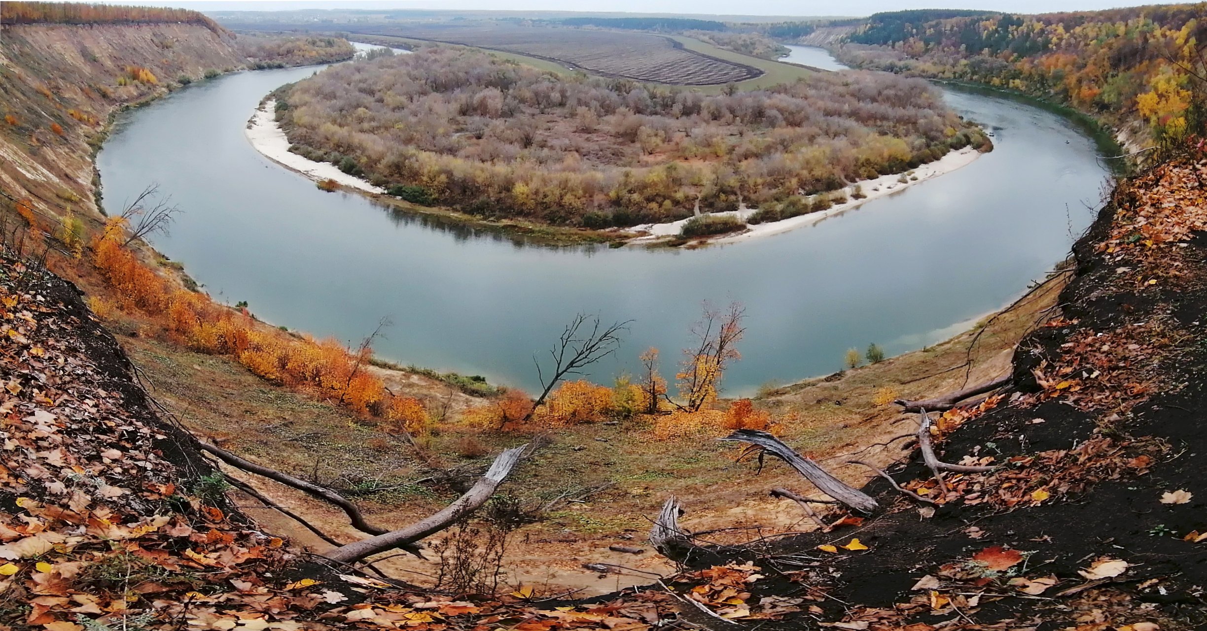 панорама воронеж кривоборье вода осень, Денис Воронин