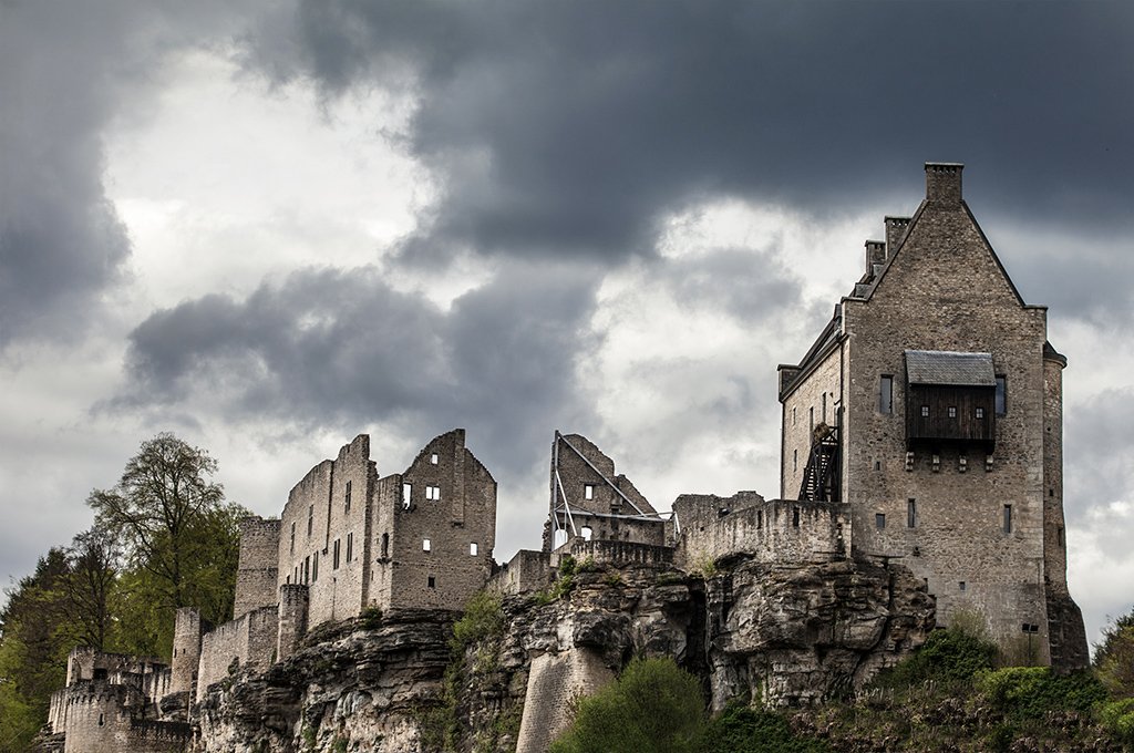 larochette, castle, luxembourg, Иван Любенов