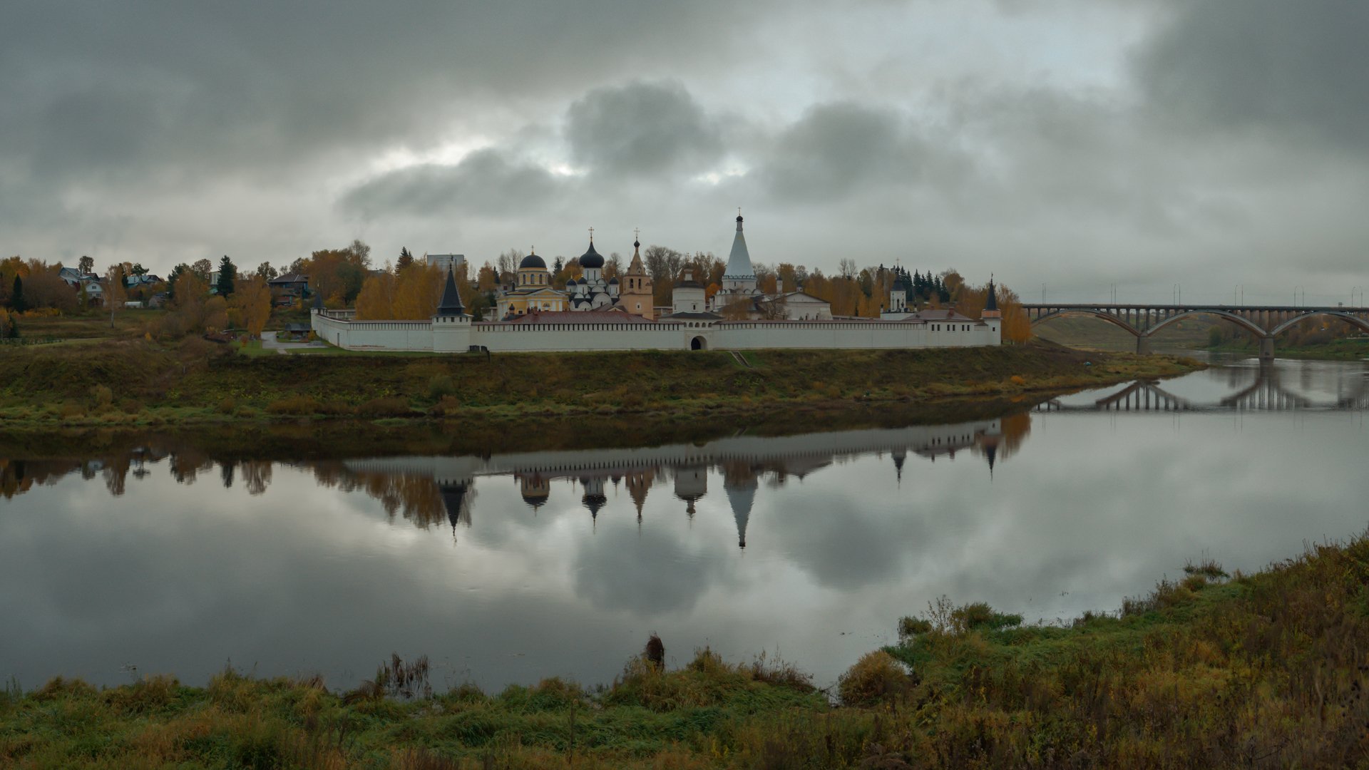 старица, осень, непогода, провинция, Александр