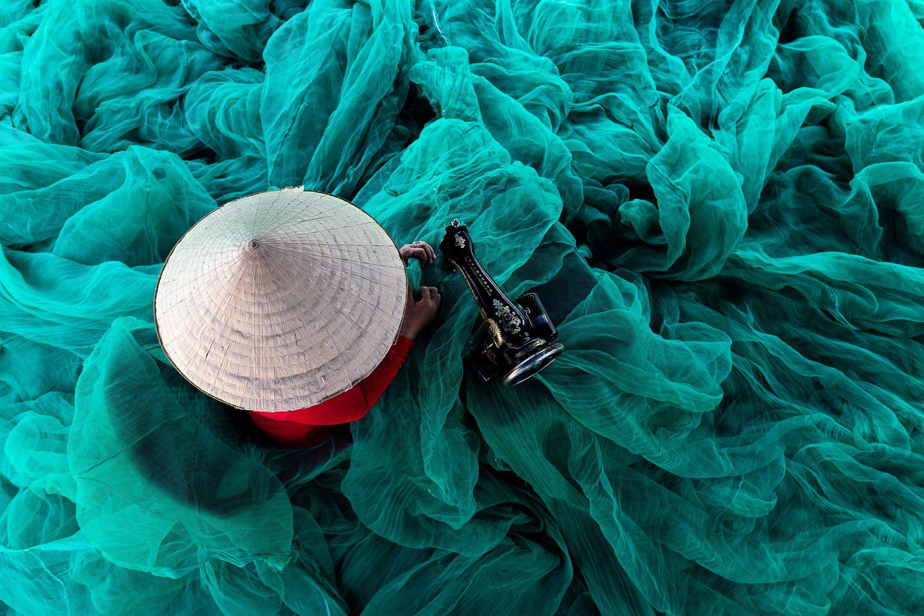 vietnam, fishing net, Natnattcha Chaturapitamorn