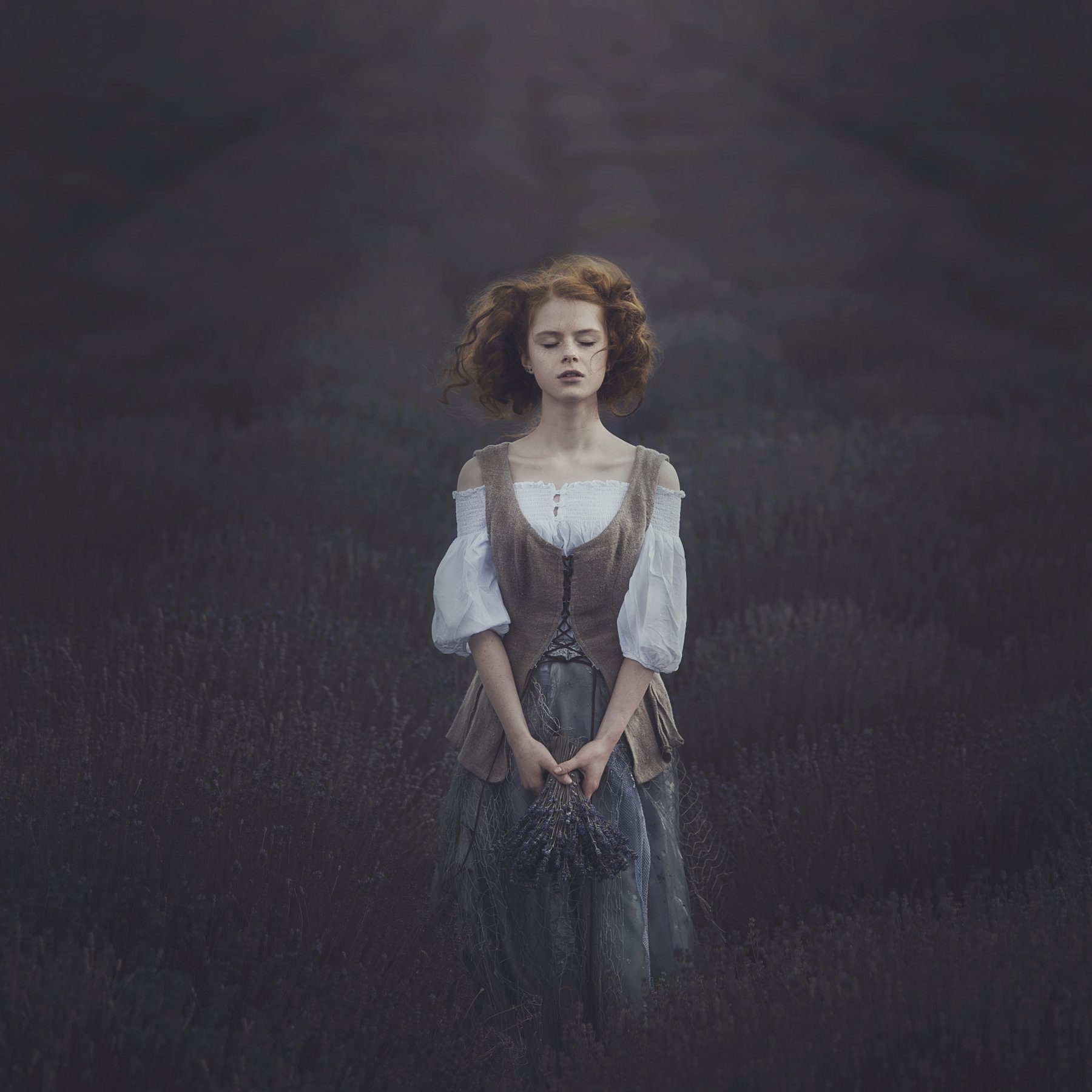 #lavender #storytelling #dreamcatcher #vintage #portrait , Izabella Sapuła