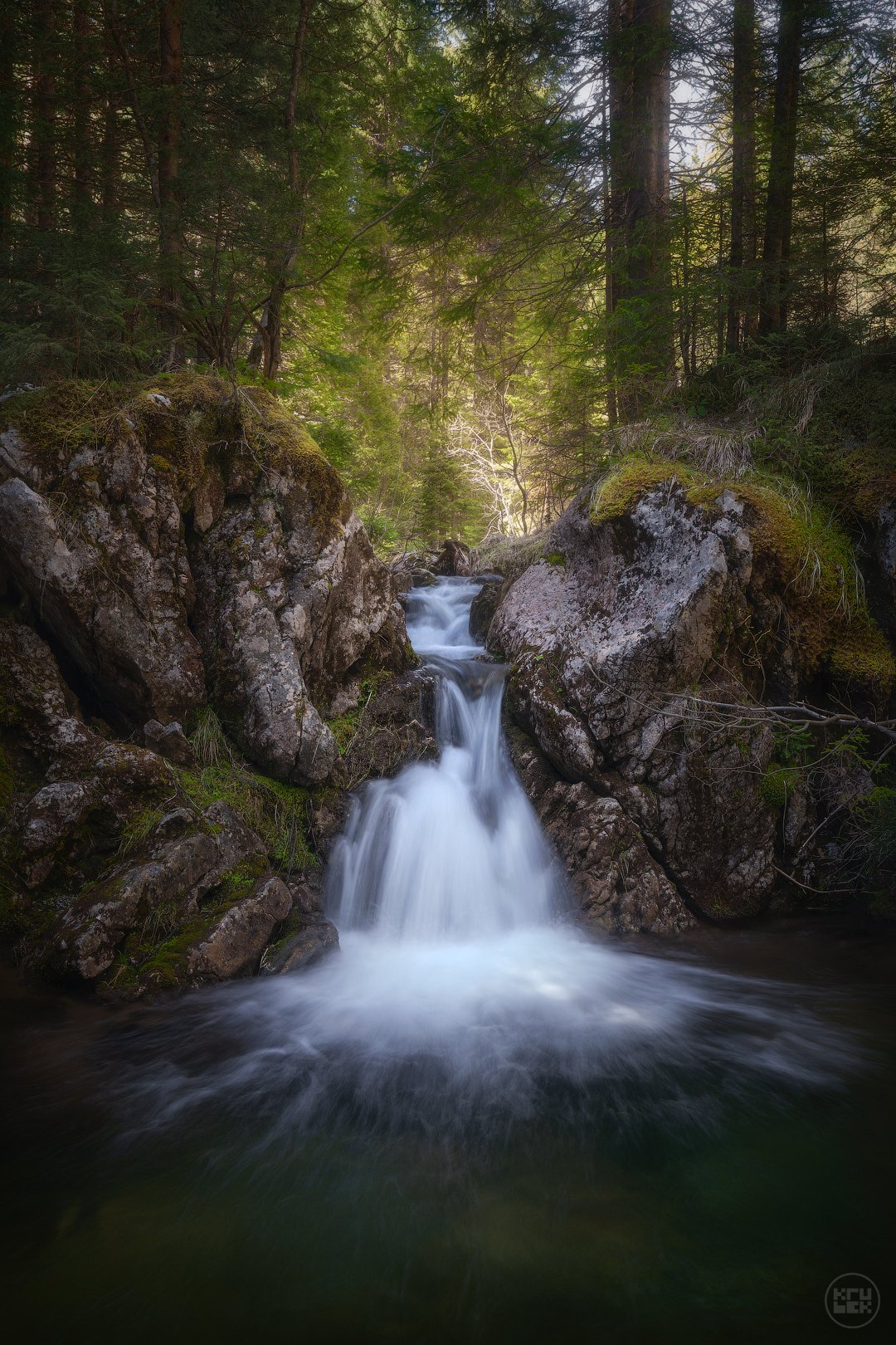 черногория, водопад, природа, KrubeK