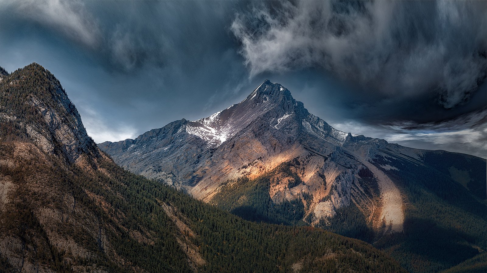 canada, alberta, sky, mountains, sunset, clouds, nikon, d850, @1pro.photo, Emelyanov Alex