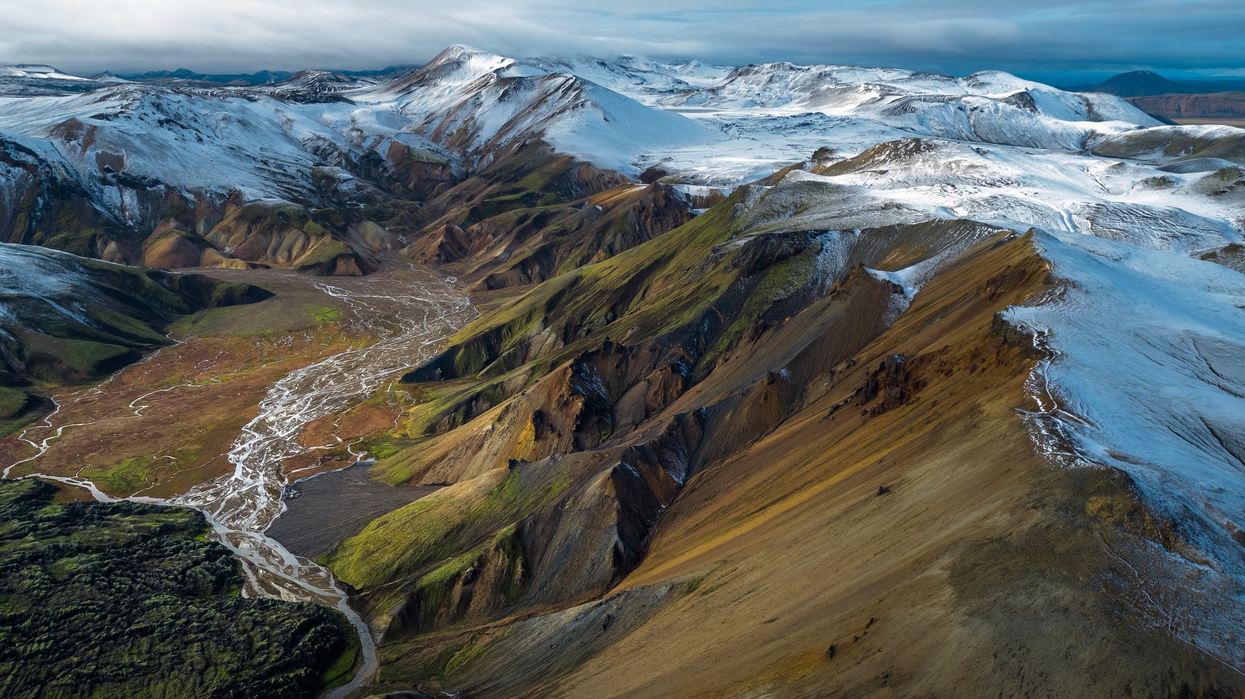 landmannalaugar,iceland,горы,рассвет,аэрофотосъёмка,пейзаж, Ruslan Stepanov