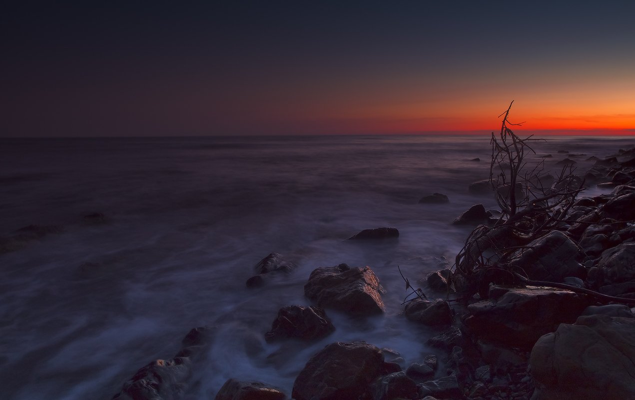 море, закат, Ирина Заграничная