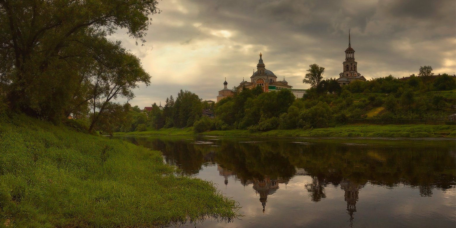 старина, торжок, пейзаж, река, Oleg Dmitriev