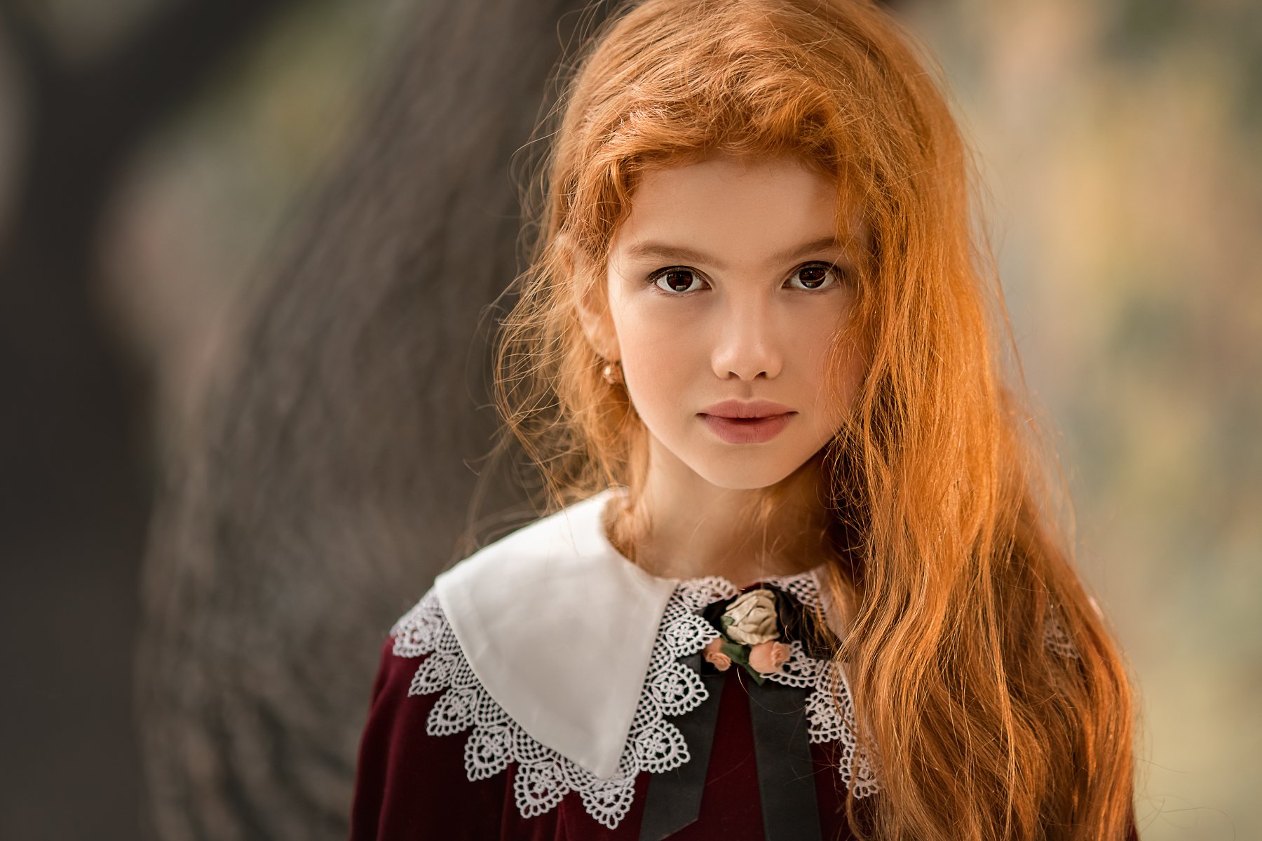 Девочка рыжая взгляд осень, Екатерина Годова