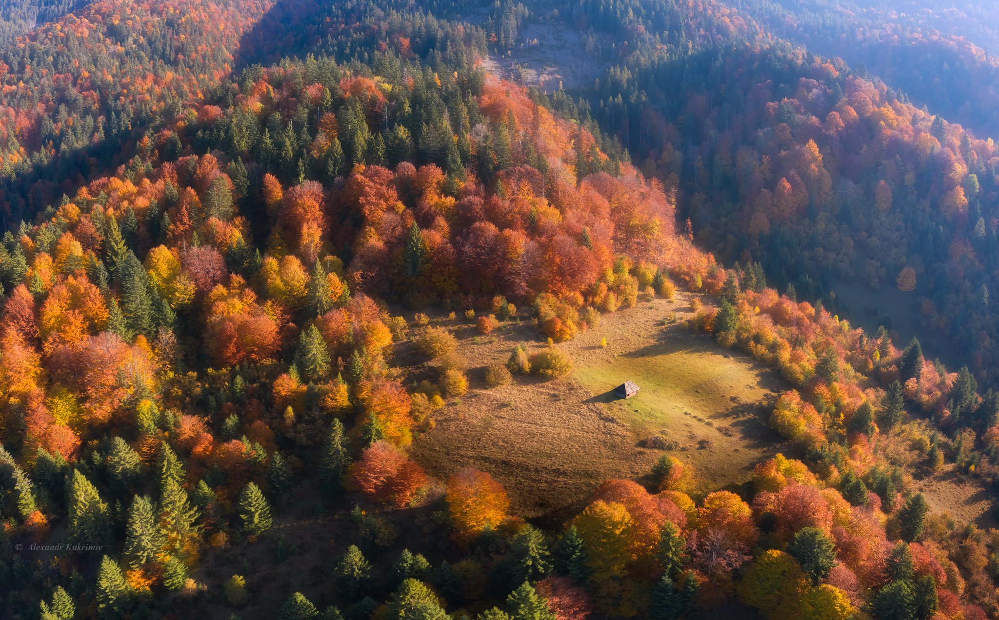 карпаты, осень, пейзаж, Александр Кукринов